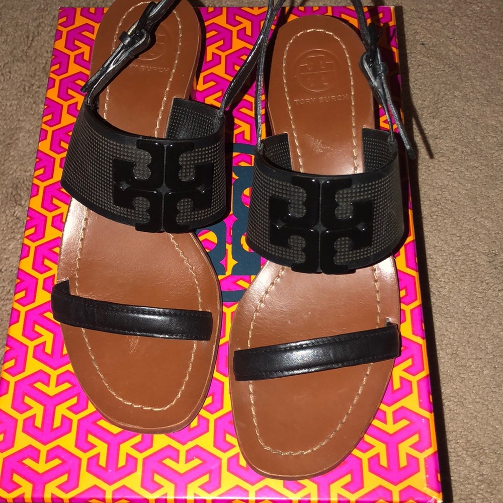 Tory Burch sandals black in great condition